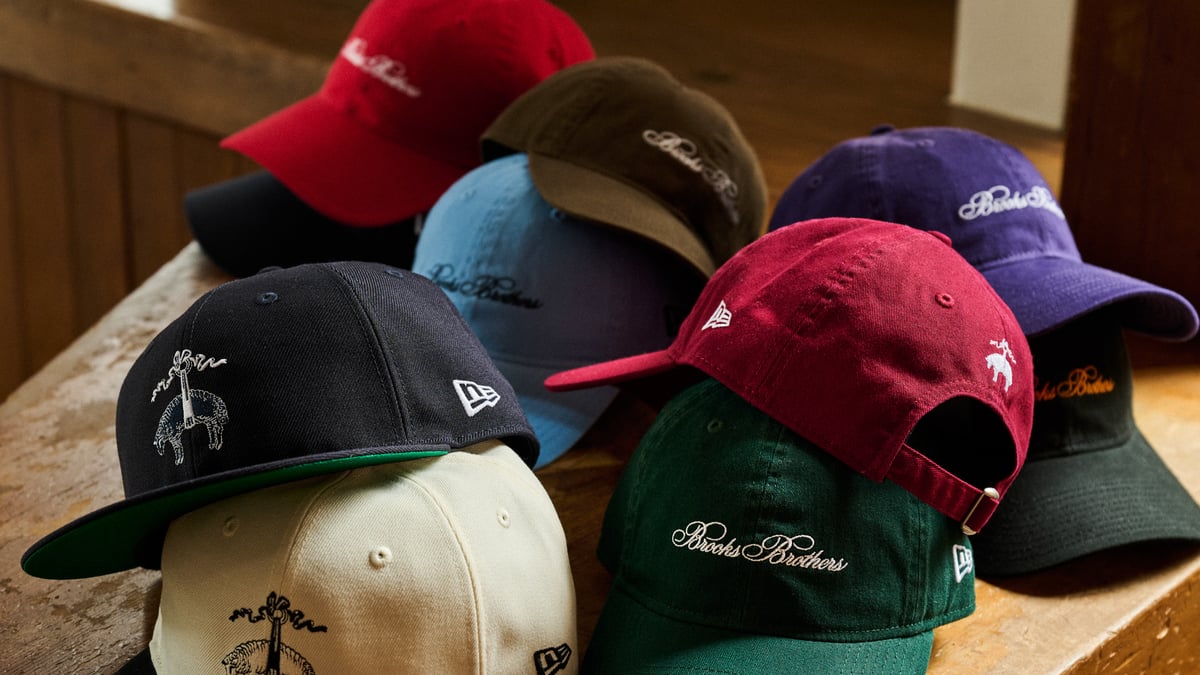 ブルックス ブラザーズとニューエラが初コラボ シンボルマークを刺繍
