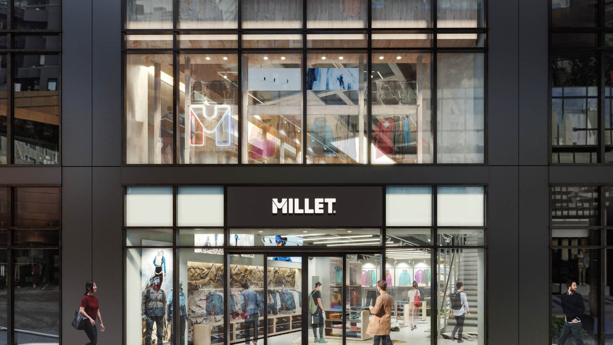 これはフランス発祥のアルパインブランド「Millet）のスノーウェアです。 仏アルパインブランド「ミレー」が渋谷に旗艦店を出店 山小屋を思わ