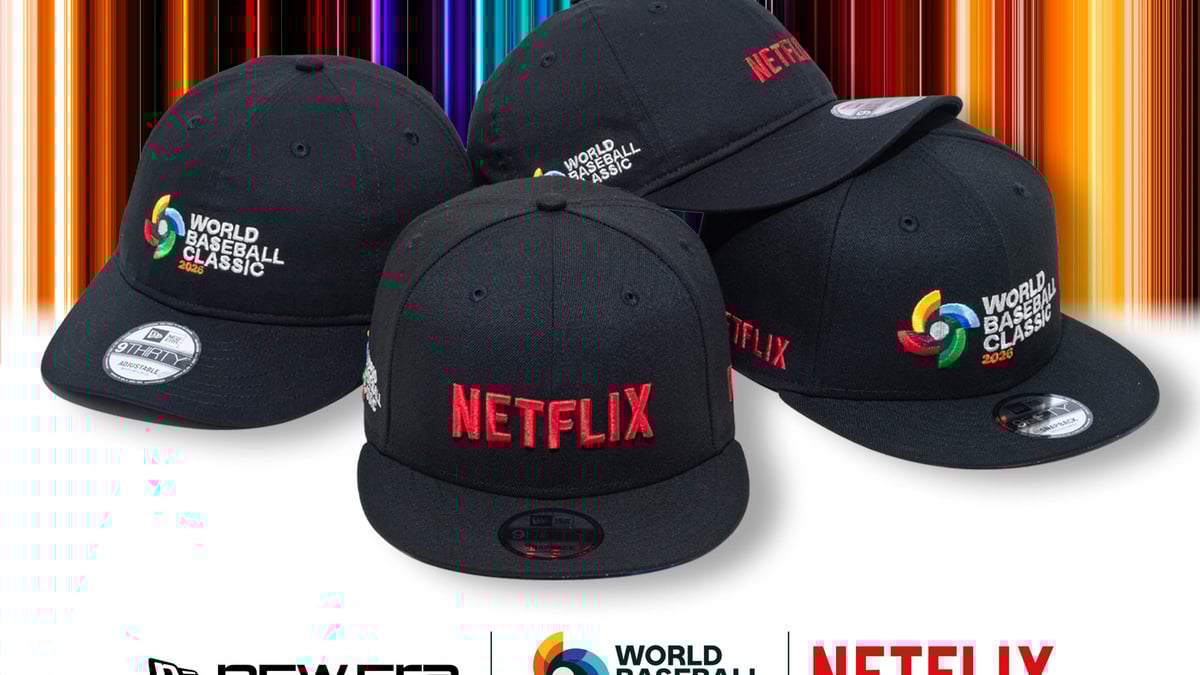 ニューエラ × WBC × ネットフリックス ロゴをデザインしたキャップとT