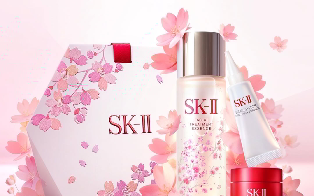 SK-IIが桜デザインの数量限定コフレ発売 桜をテーマに巡回する