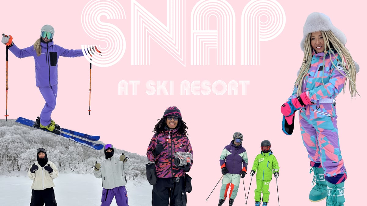 雪山スナップ】ゲレンデのおしゃれ番長は君だ！ 80年代風カラフル