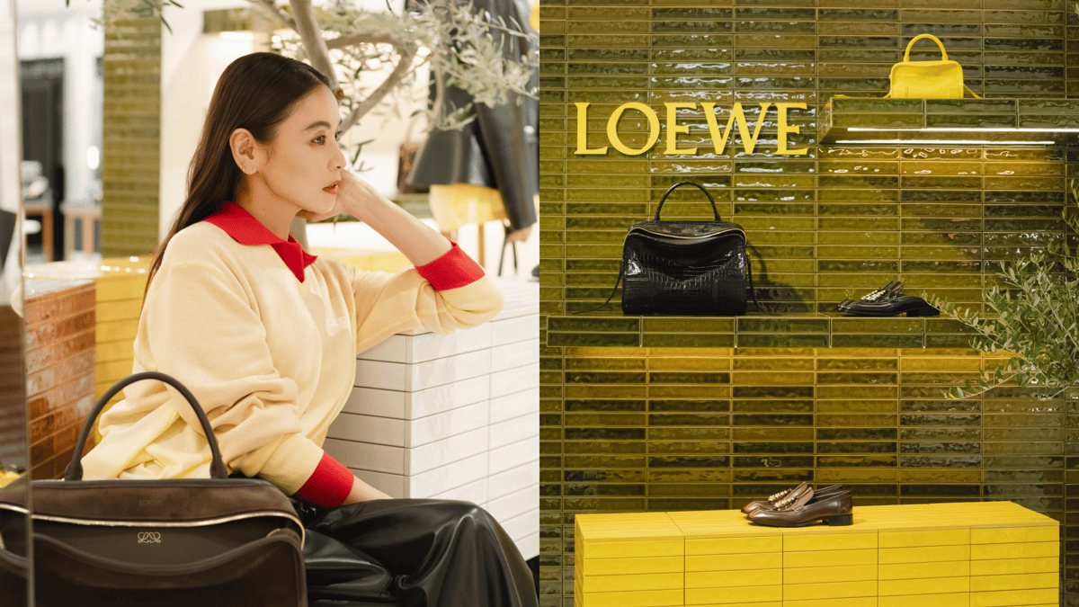 滝沢眞規子が新生「ロエベ」の生命力あふれる色彩に包まれる 伊勢丹