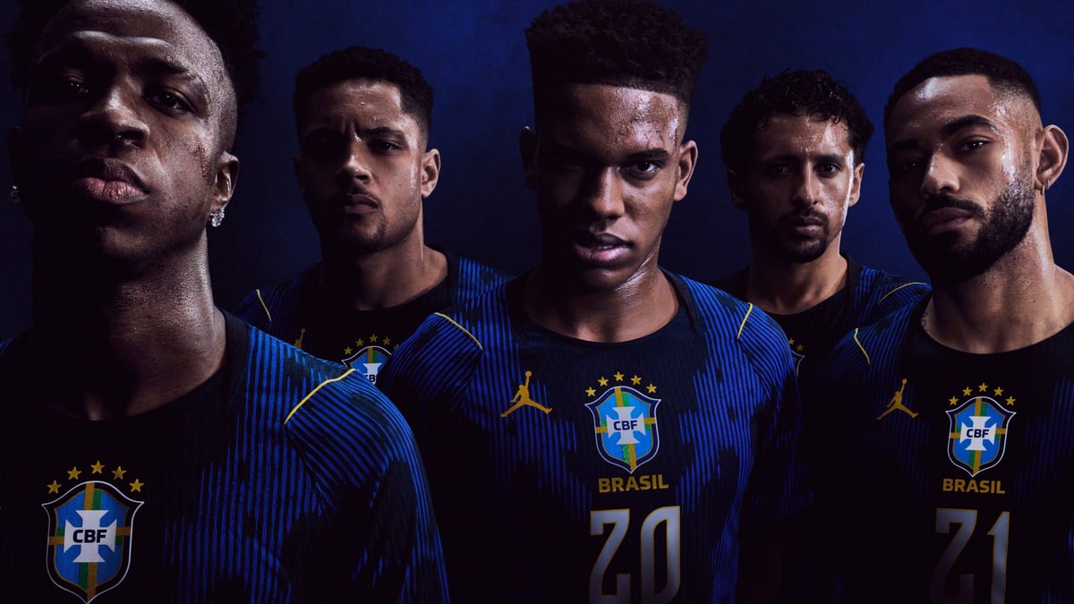 ジョーダン ブランドがサッカー ブラジル代表のアウェイユニフォームを
