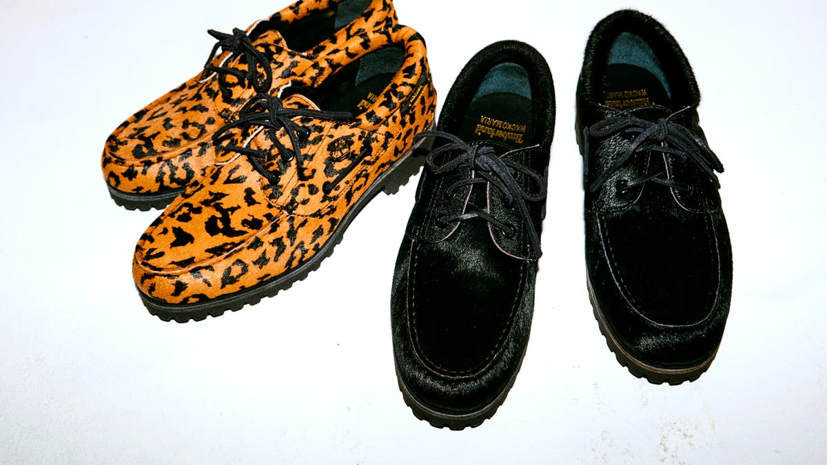 WACKO MARIA×Timberland デッキシューズ レオパード ティンバーランドの傑作デッキシューズをワコマリアがヒョウ柄に