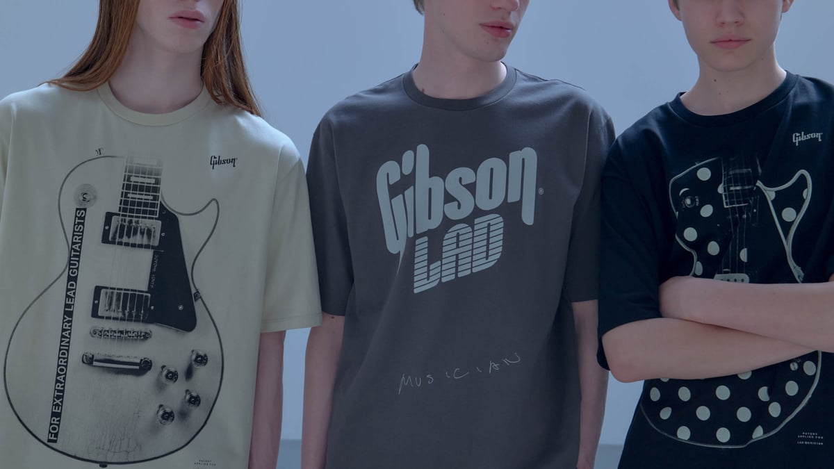 ラッド ミュージシャンがGibsonと初コラボ Tシャツやピック型