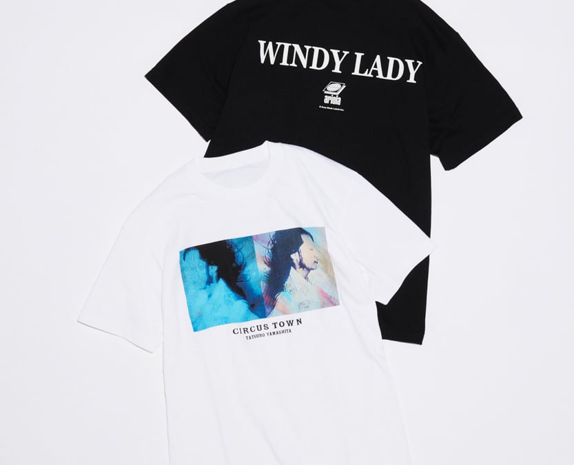 山下達郎　cozy Tシャツ TATSURO YAMASHITA 山下達郎 × ジャーナルスタンダード 名曲「WINDY LADY」のヴィジュアル