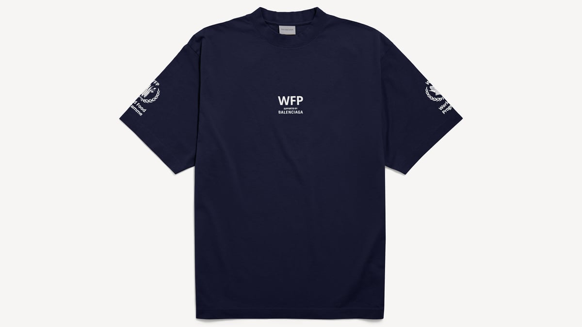 BALENCIAGA × WFP UNISEXロゴTシャツ ネイビー 新品 中古・古着通販】BALENCIAGA (バレンシアガ) WFP ジップアップパーカー トップス