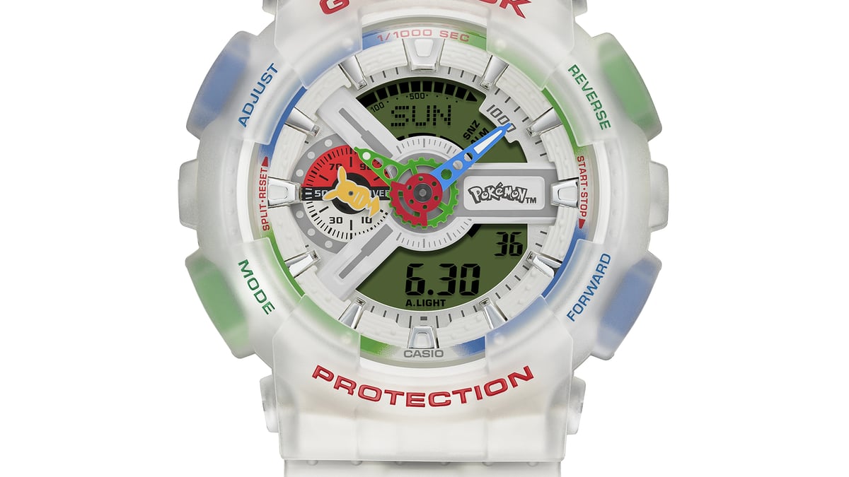 としぼー、CASIO・G-SHOCK良品3本＋おまけセット！！ カシオがポケモン30周年記念の「Gショック」発売 赤・緑・青カラーを採用