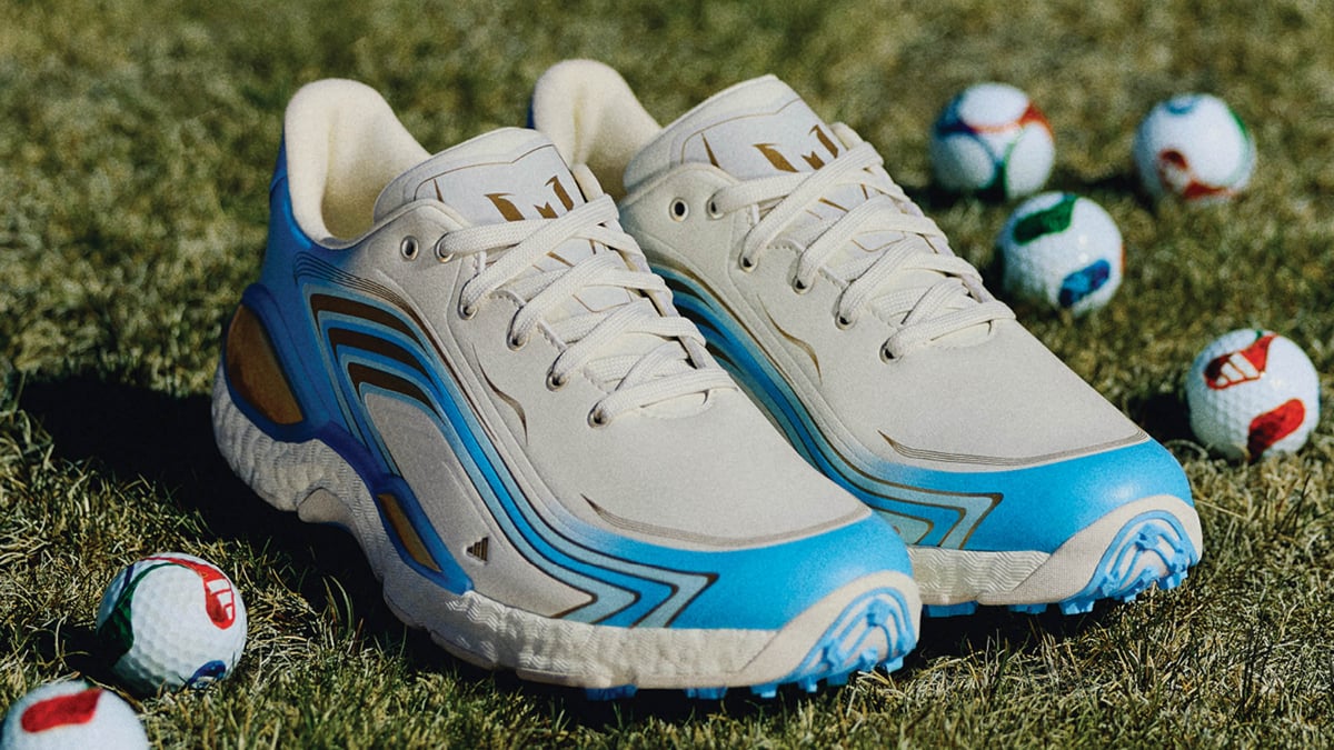 アディダスゴルフがメッシを称えたゴルフシューズ「CODECHAOS Messi