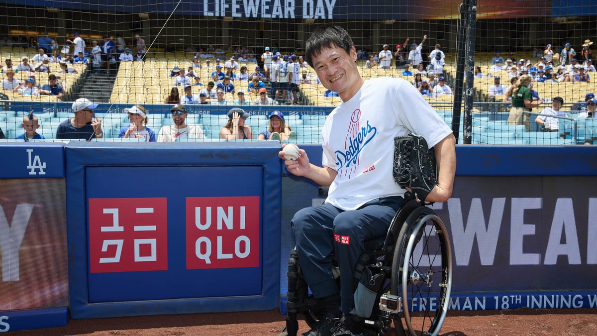 ユニクロとドジャースが初の冠イベントを開催 始球式に国枝慎吾が登場
