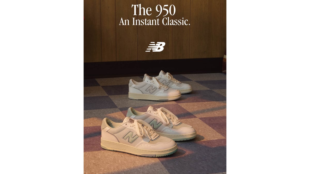 ニューバランスが新作「950」発売 80年代バスケットボールシューズの