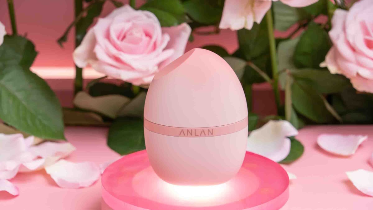 新品☆送料込★ ANLAN 美顔器 本体 ピンク 中国発「アンラン」から“光を選ばない美顔器” 迷わず、頑張らず、続け