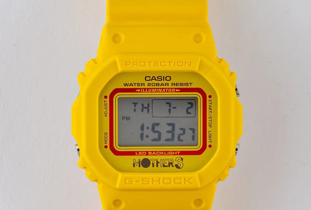 【限定コラボ】MOTHER×G-SHOCK 電波ソーラー MOTHER × Gショック再び、シリーズ3作目の発売20周年を記念