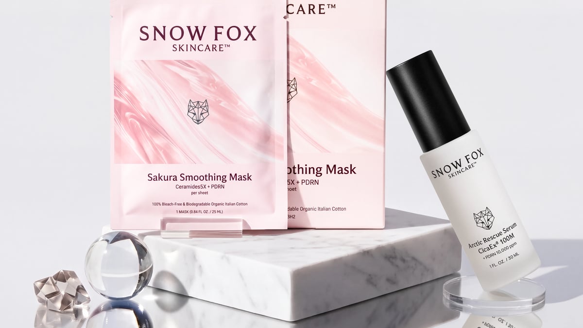 【新商品】スノーフォックススキンケア　セット スノー フォックス スキンケア」がヴィーガンPDRN配合のセラムとマスク