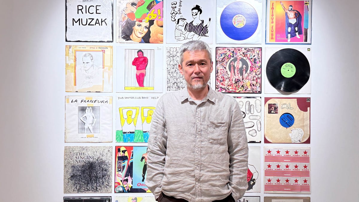 どんな音楽か想像して」五木田智央の“妄想レコードジャケット”の展覧会
