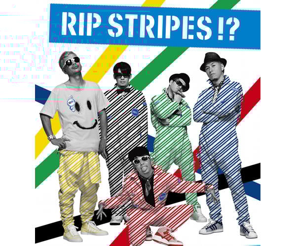 アディダス×リップスライム「RIP STRIPES!?」キャンペーン開始