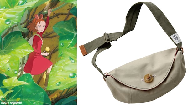 借りぐらしのアリエッティ　AIGLE バッグ エーグルからアリエッティのバッグが登場
