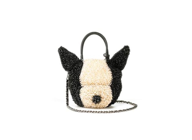 アンテプリマ　チャーム　フレンチブルドッグ フレンチブルドッグがアンテプリマのワイヤーバッグに