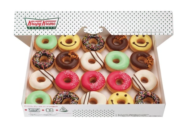 クリスピークリームドーナツ　バービードーナツケース クリスピー・クリーム Barbieコラボのminiドーナツ