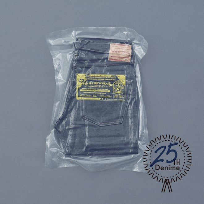 激レア DENIME ドゥニーム 25周年記念 非売品 バナー タペストリー 25周年「ドゥニーム」希少なヴィンテージモデルを再現したデニム制作