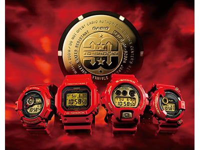 SHOCK30周年記念限定モデルRising RED G-SHOCK 30周年記念モデル第一弾はレッドカラー