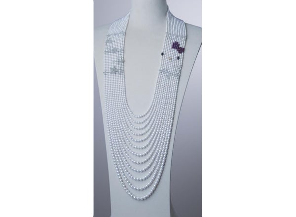 希少ミキモトx hallo kittyコラボネックレス 希少ミキモトx hallo kittyコラボネックレス