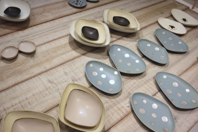 入手困難　co+fe コフェ　デザートプレート　ミナペルホネン　ハグオーワー雅姫 ミナカフェ」併設 皆川明×陶芸家安藤雅信の器展