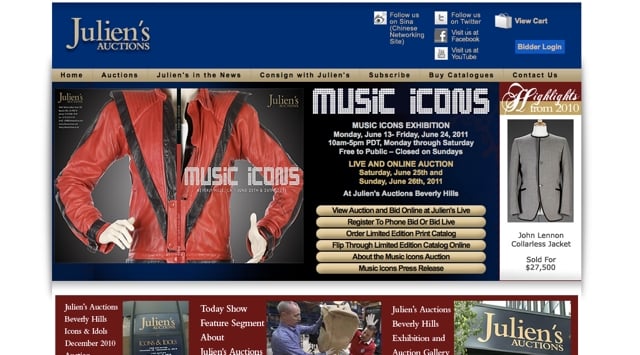 マイケル・ジャクソン着用「スリラー」の赤革ジャン1億4500万円で落札