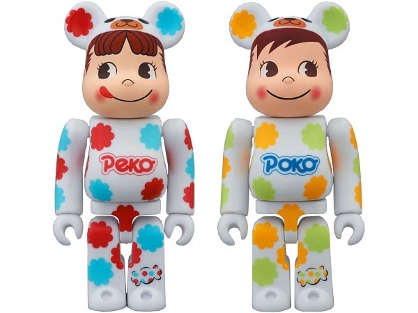 不二家のBE@RBRICK新作 着ぐるみペコ&ポコが登場