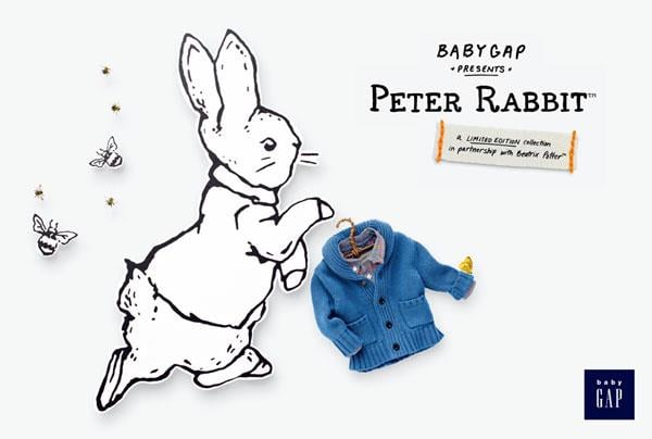 BabyGap×ピーターラビット 限定コレクション発売