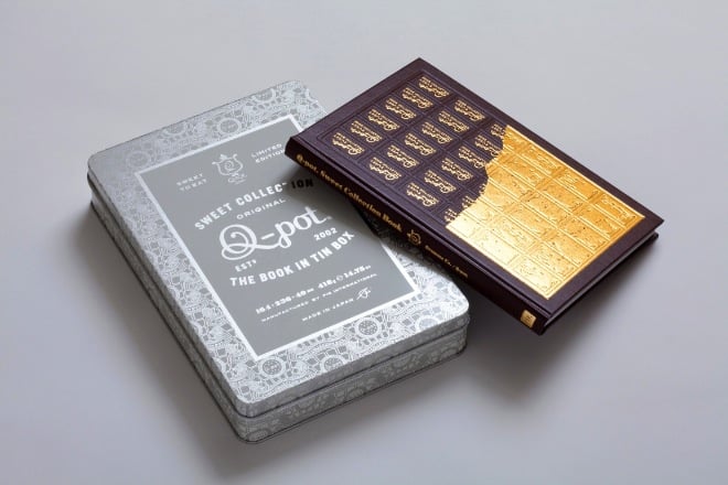 Q-pot.初の書籍は板チョコ型 デザイン画を初公開