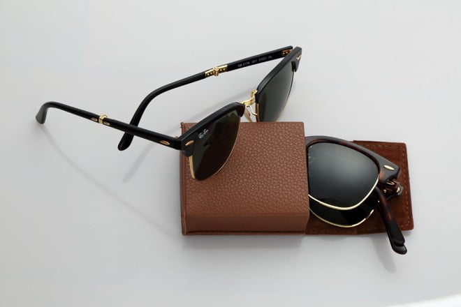 のぶ　Ray-Ban サングラス クラシックデザイン　折りたたみ レイバンのクラシックモデル「クラブマスター」折りたたみ式で再登場