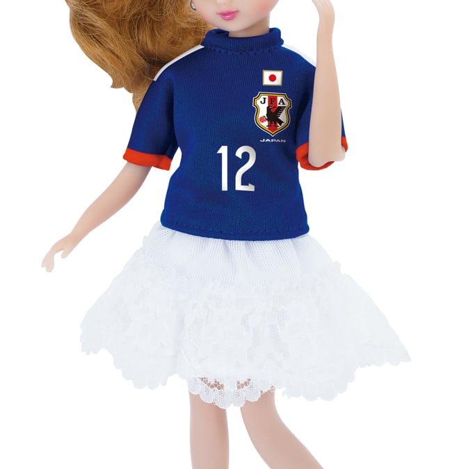 リカちゃん サッカー日本代表チームモデル発売