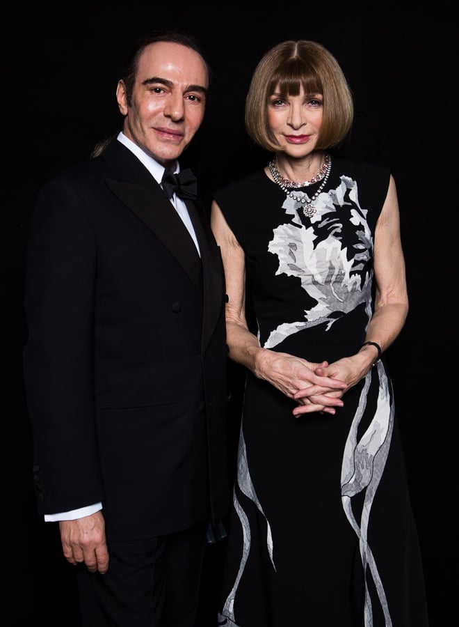 ジョン・ガリアーノがデザインしたマルジェラをアナ・ウィンターが着用