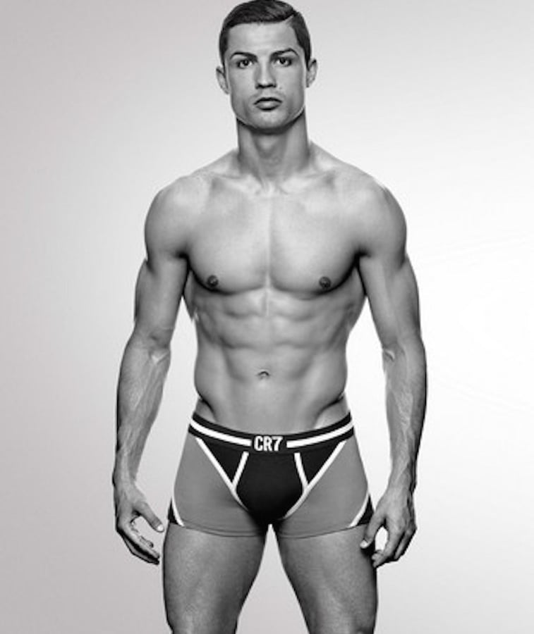 クリスティアーノ・ロナウドの公式アンダーウェアブランド「CR7」初上陸