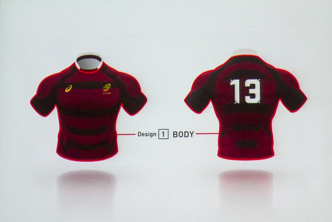 スクラム組むと「W」の文字に、早稲田ラグビー部の新ユニフォームを