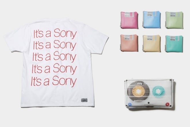 SONY歴代ロゴや名機をモチーフに、ザ・パーキング銀座がコラボアイテム発売