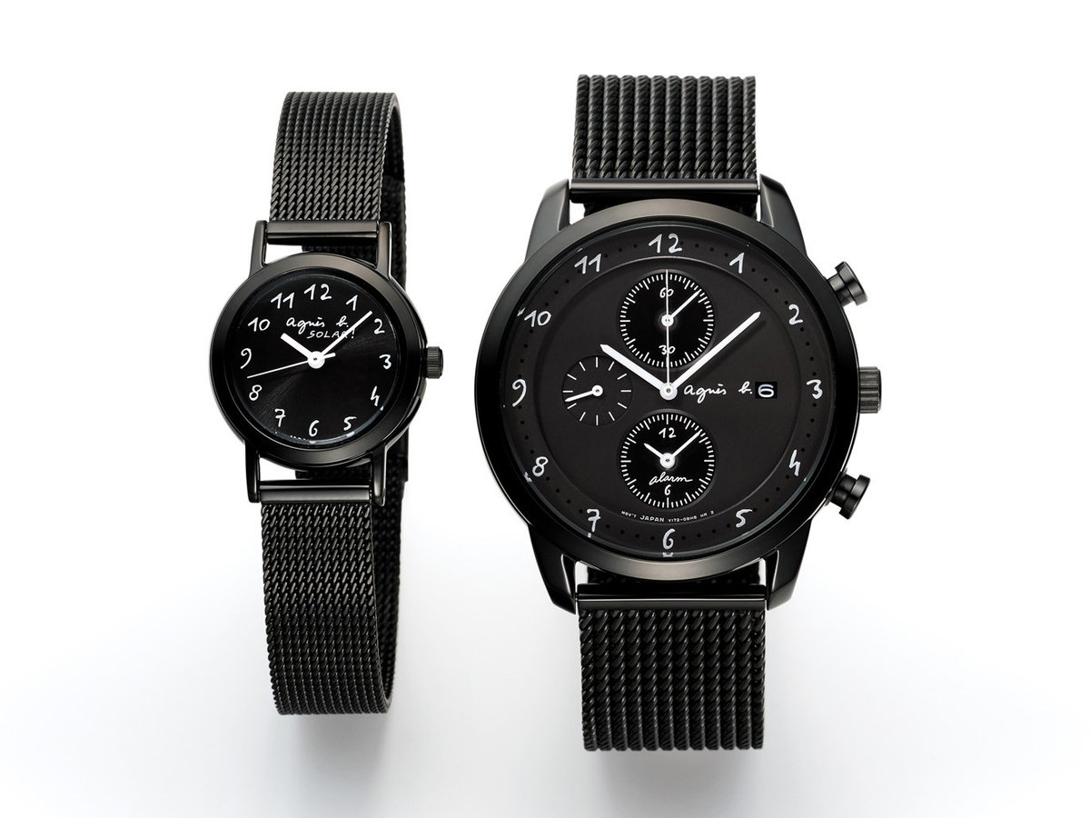 極美品　agnes b. アニエスベー メンズ マルチェロ 腕時計 メッシュ agnesb_watch_2018041_001.jpg