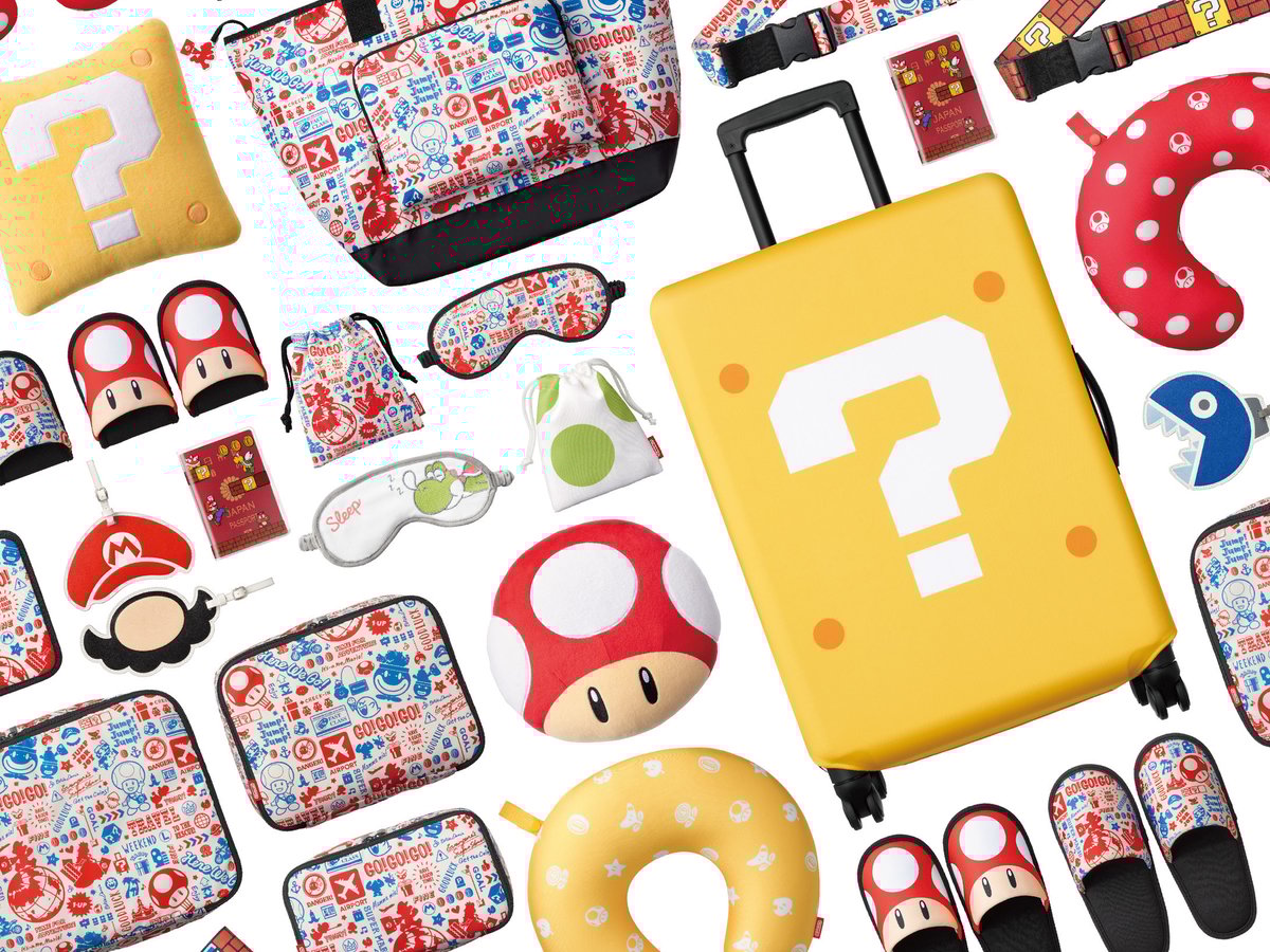 任天堂が「スーパーマリオ」のトラベルグッズ全16種を発売
