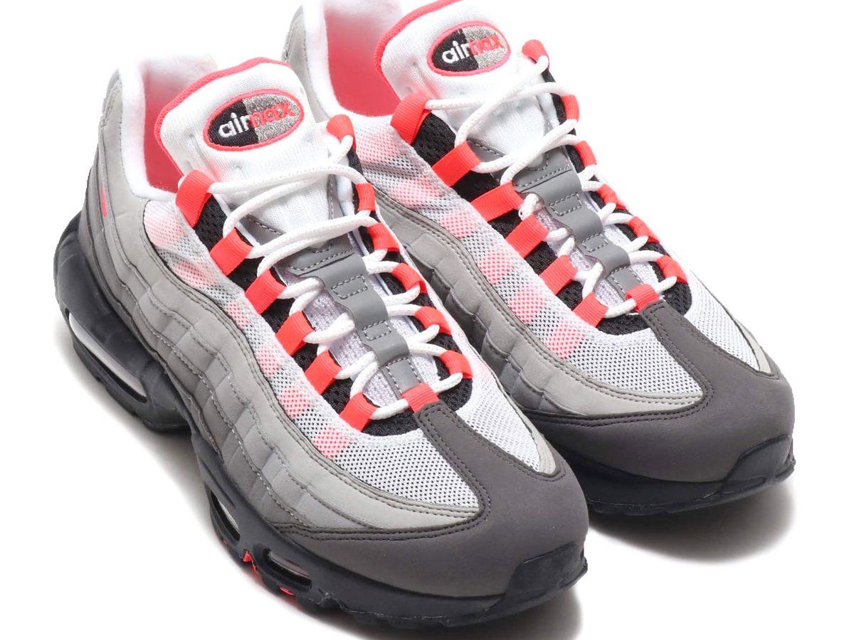 NIKE AIR MAX 95 OG WHITE/SOLAR RED-GRANITE DUST ナイキ エア ...