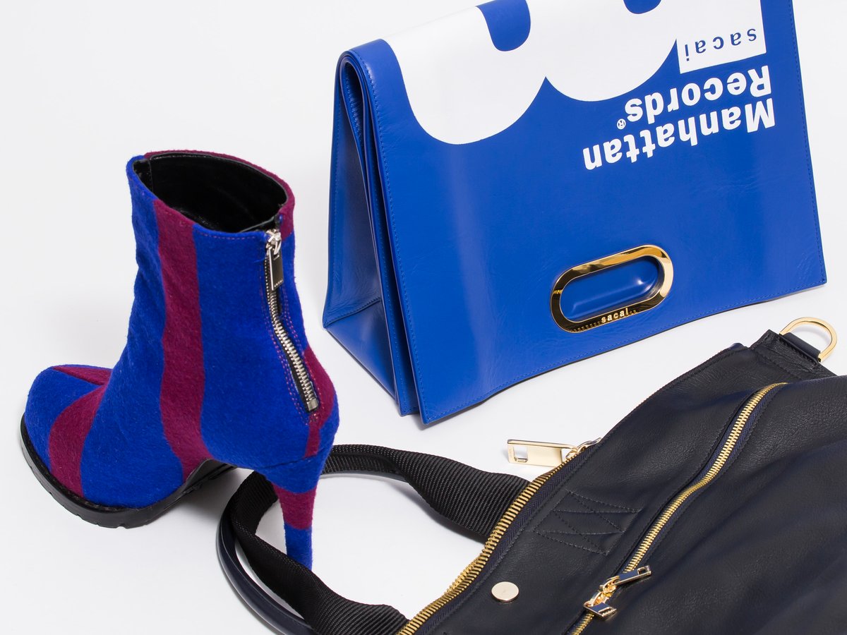 sacai × Manhattan records たかかっ bag 2018AW｜トートバッグ