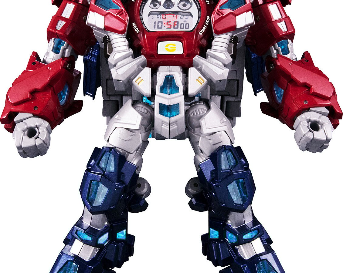 Gショックが「トランスフォーマー」と合体、フィギュアがセットになった特別モデル発売