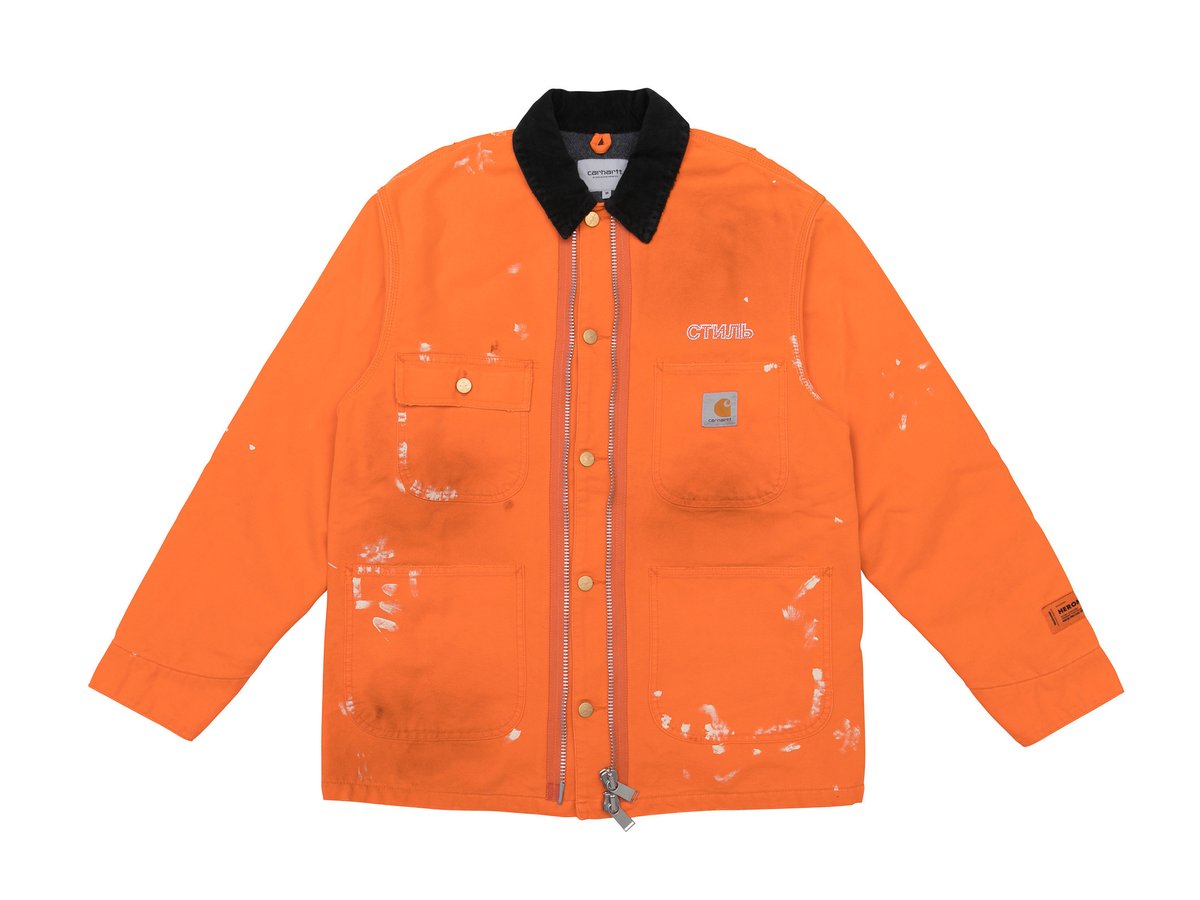 ヘロン・プレストン×カーハート WIP」東京で先行発売、家庭ゴミから