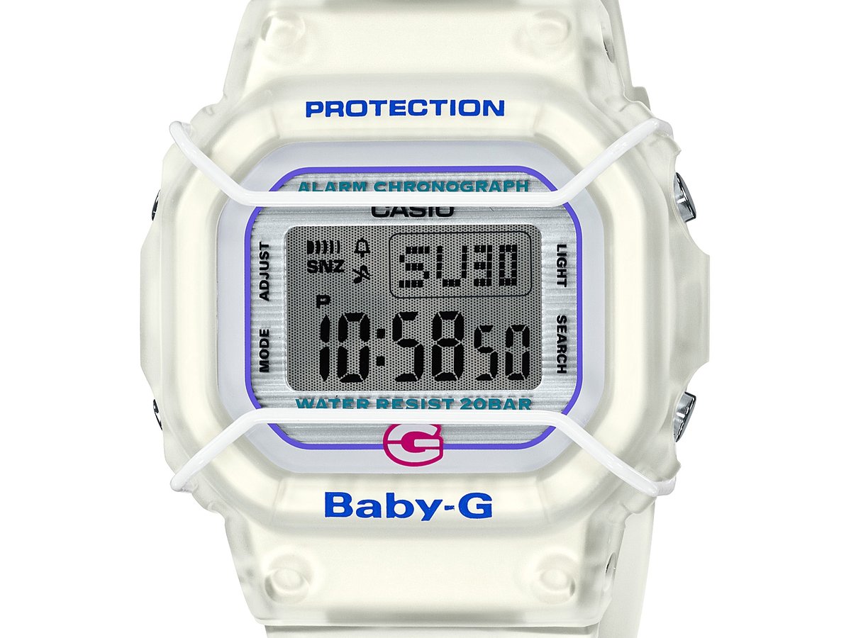 BABY-G】キラキラのグリッターが可愛い！スケルトンバンドが