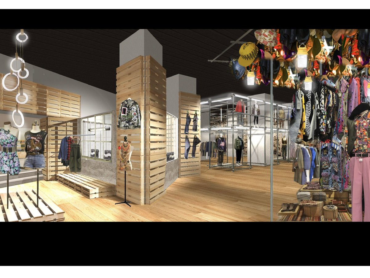 スピンズ運営会社が古着の大型店「森」を中崎町にオープン、フロア面積