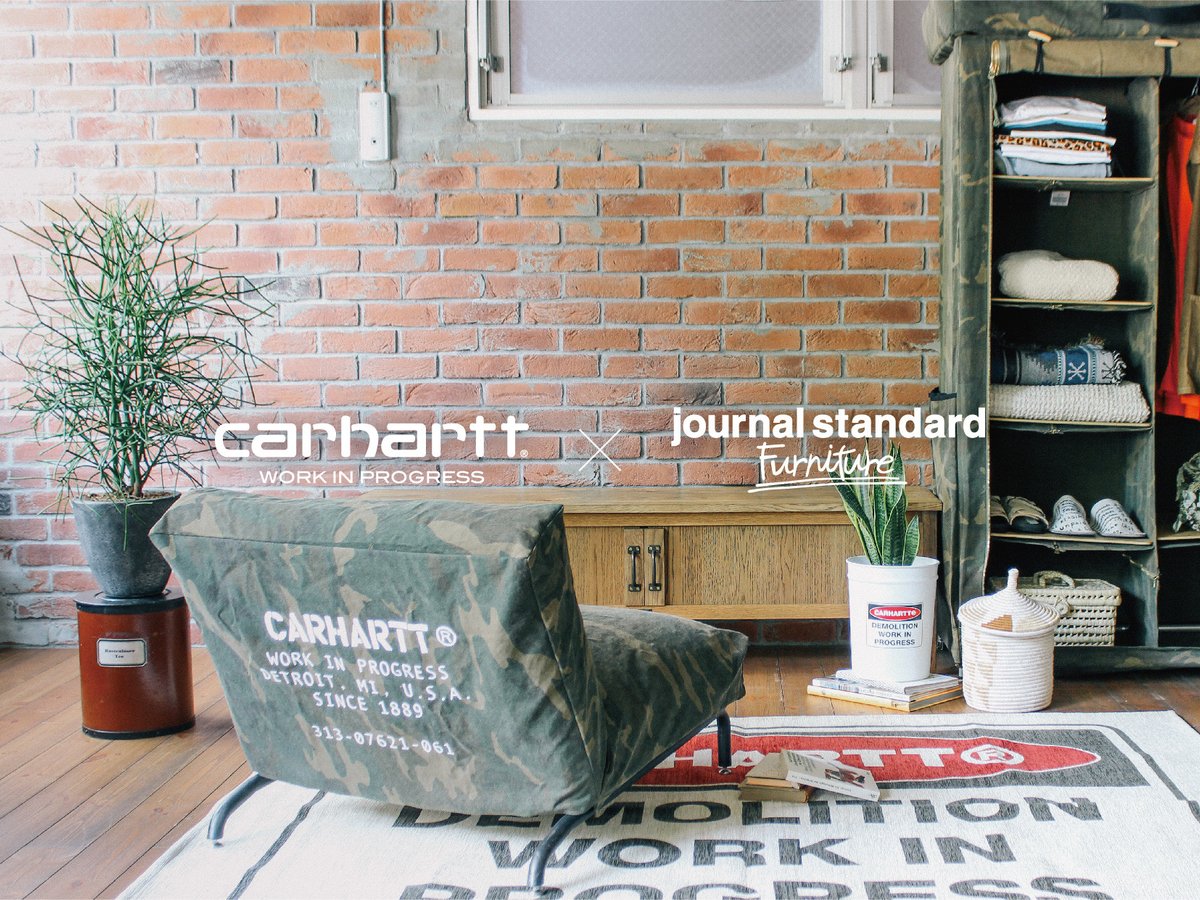 アクメ×カーハート WIPのコラボインテリア第2弾発売、キャビネットや