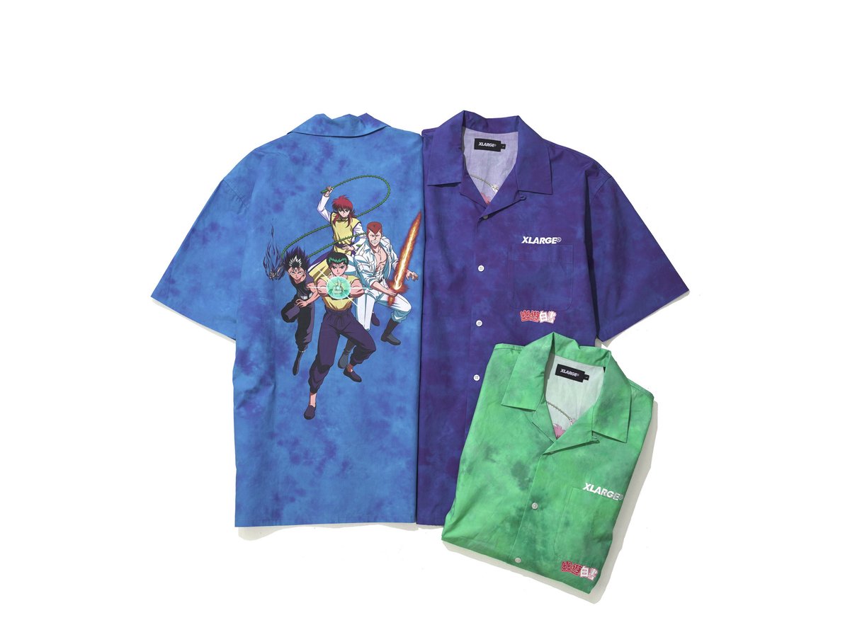 XLARGE 幽遊白書 浦飯幽助 Tシャツ GREEN エクストララージ×幽☆遊☆白書」アイテム公開、浦飯幽助ら