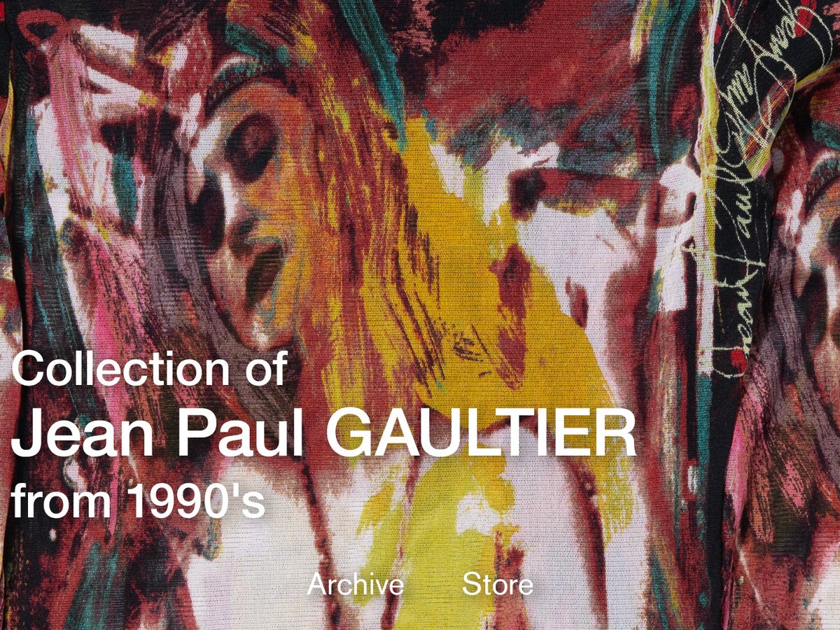 Archive Jean Paul Gaultier 宗教画 リバーシブルコート