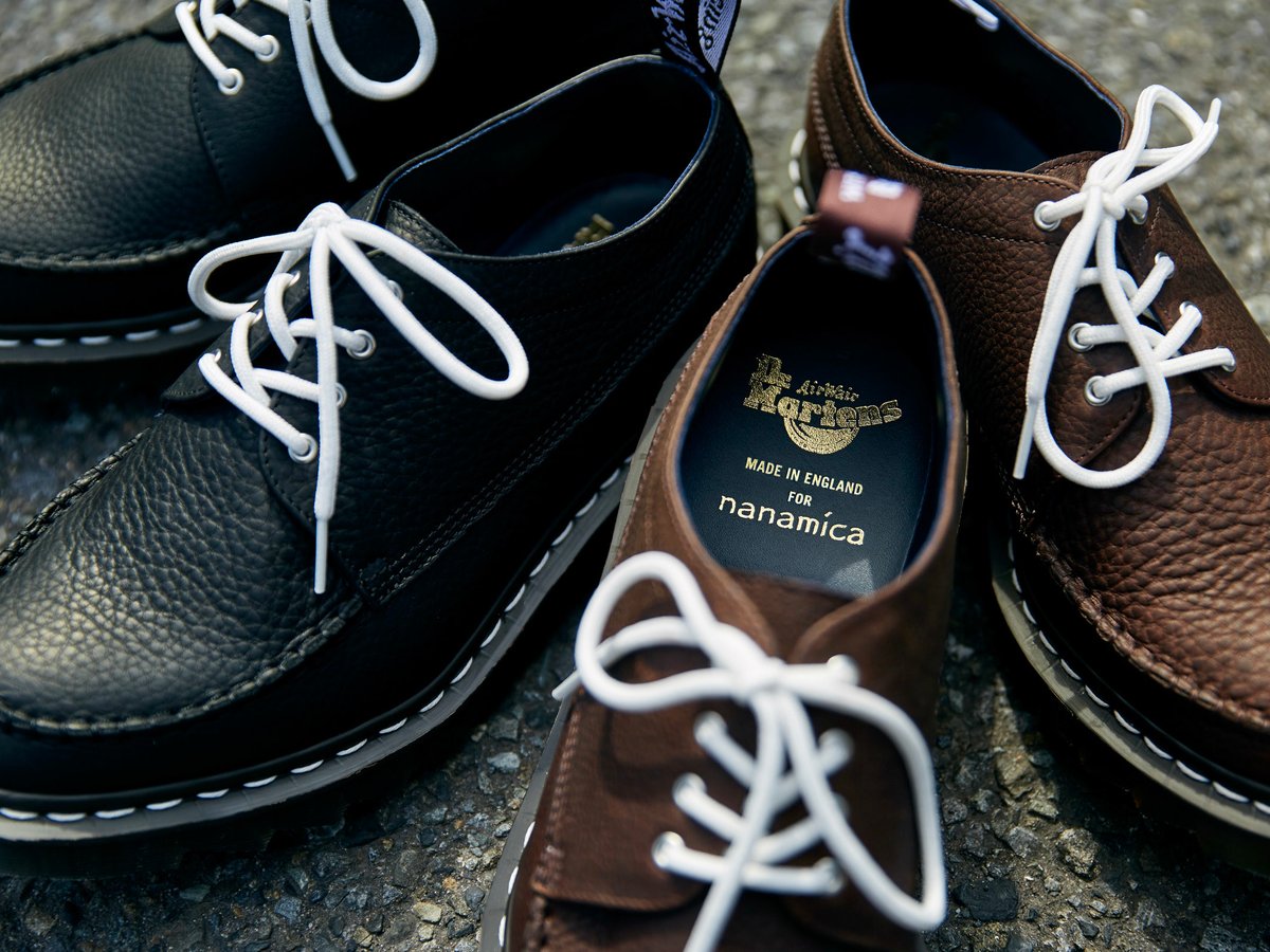 Dr.Martens × nanamica 別注 ペニーローファー ブラック bckediri