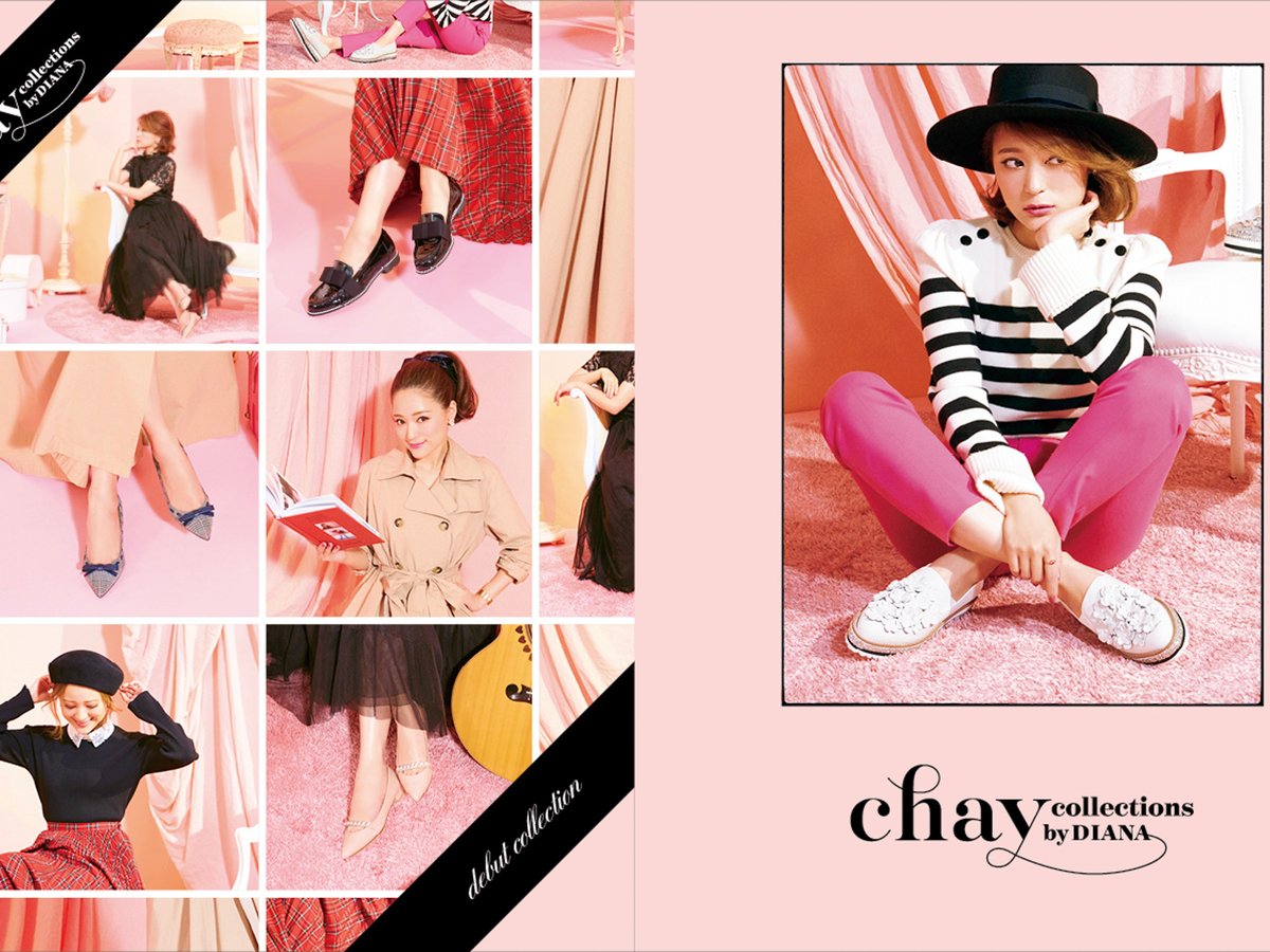 ダイアナ DIANA chayコラボ ピンクエナメル　ビジュー　22.5 新品 プラスダイアナ】「HAPPY NEW SNEAKERS！」2025年1月1日(水)より
